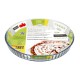 Molde Rizado Horno Cristal Borosilicato Ø 28 cm. Ideal Postres, Cocina, Resposteria, Tartas, Quiche, Libre BPA