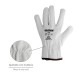 Guantes De Trabajo De Piel Flor De Vacuno, Proteccion Laboral, Riesgos Mecanicos, Guantes De Seguridad De Cuero. Talla 7" (Par)