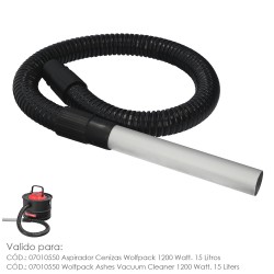 Tubo Con Lanza Para Aspirador De Cenizas Aspirador Cenizas Wolfpack 1200 Watt. 15 Litros (Codigo 07010550)