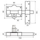 Cerrojo Fac 301-r/ 80-n      Bombillo 70