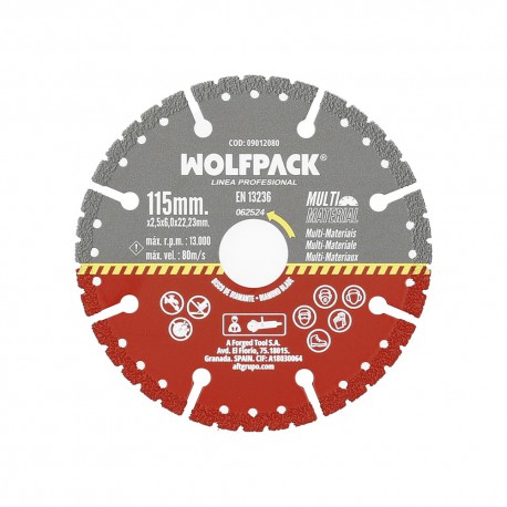Disco Diamante 115 Mm Multimaterial Total X