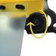 Protector Facial Con Arnes Ajustable Pantalla Policarbonato 390x200 mm. visera Seguridad, Anti Impactos, Casco Desbrozadora