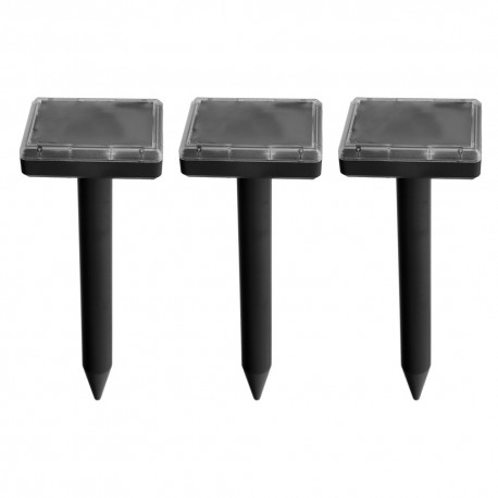 Ahuyentador Ultrasonidos Topos/Ratones 3 Piezas