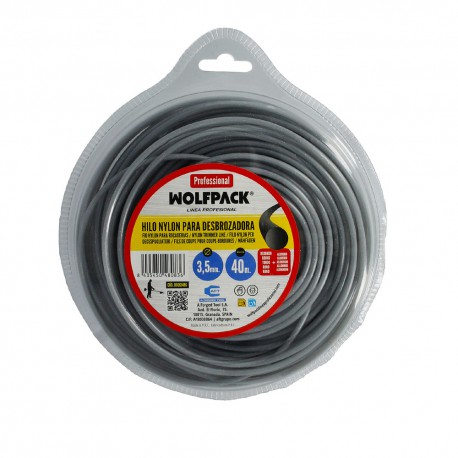 Hilo Nylon/alum.Redondo Prof 3,5mm (40m)