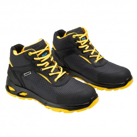 Bota Seguridad Maurer S3 Modelo Amerina Antideslizante con Suela Resistente a los Hidrocarburos. Talla 44.