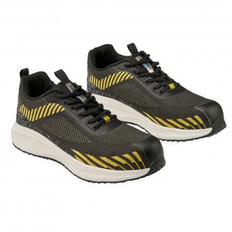 Deportiva Seguridad Maurer S1 Modelo Lusitania Antideslizante con suela y puntera antiperf Resistente a los Hidrocarburos Nº 44