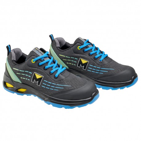 Deportiva Seguridad Maurer S3L Modelo Lapis Antideslizante con Suela Composite y Resistencia a los Hidrocarburos Talla 42.