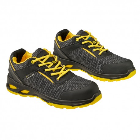 Zapato Bajo Seguridad Maurer S3L Modelo Amerina Antideslizante con Suela Composite y Resistencia a los Hidrocarburos Talla 42