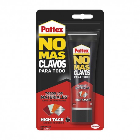 Pattex No Más Clavos Original, adhesivo de montaje resistente, pegamento  extrafuerte para madera y metal